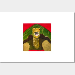 Smiling Tortoise Posters and Art